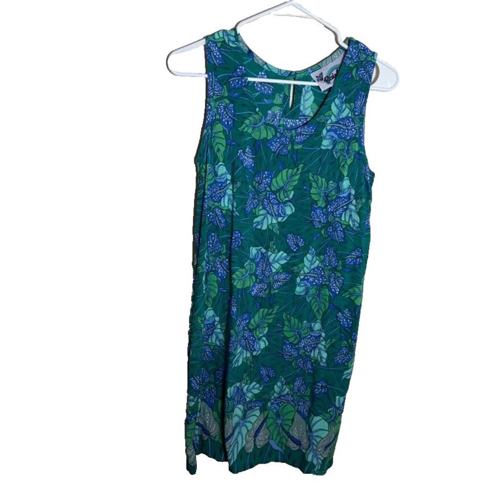 Rainbow Jo Dress Women's Small Floral Shift Tank Casual Resort Summer Beach